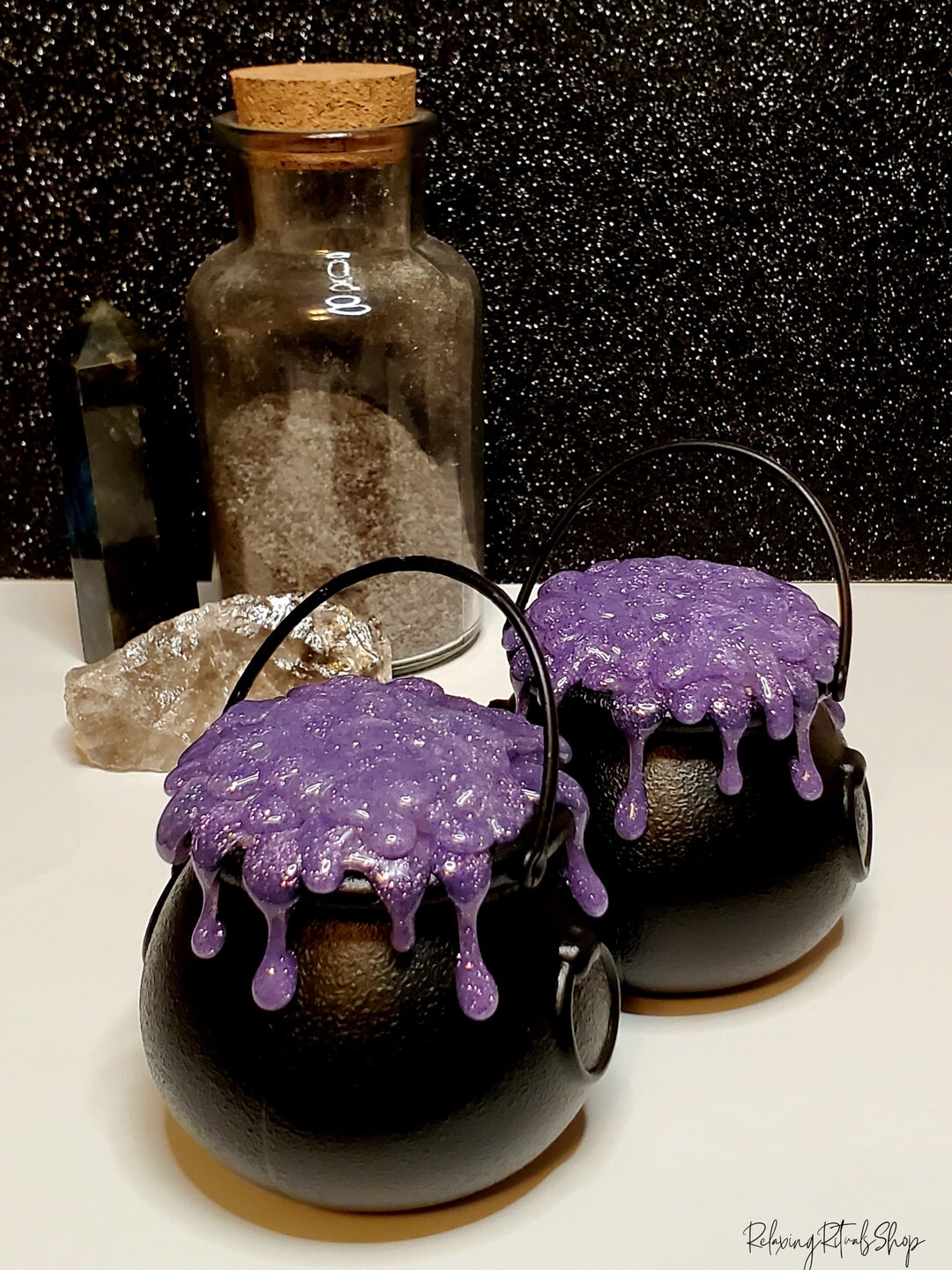 Crystal Cauldron/halloween Cauldron Confetti/samhain Crystal Confetti