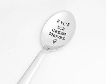 Cuchara de té grabada para regalar, cuchara de helado, cuchara de café, cuchara de abuela, la mejor cuchara personalizada con iniciales para cumpleaños, personalizada