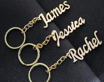 Llavero con letra personalizada, llavero grabado personalizado, regalos personalizados para él, regalos para el mejor amigo, regalos para mamá, regalo de cumpleaños para novio.