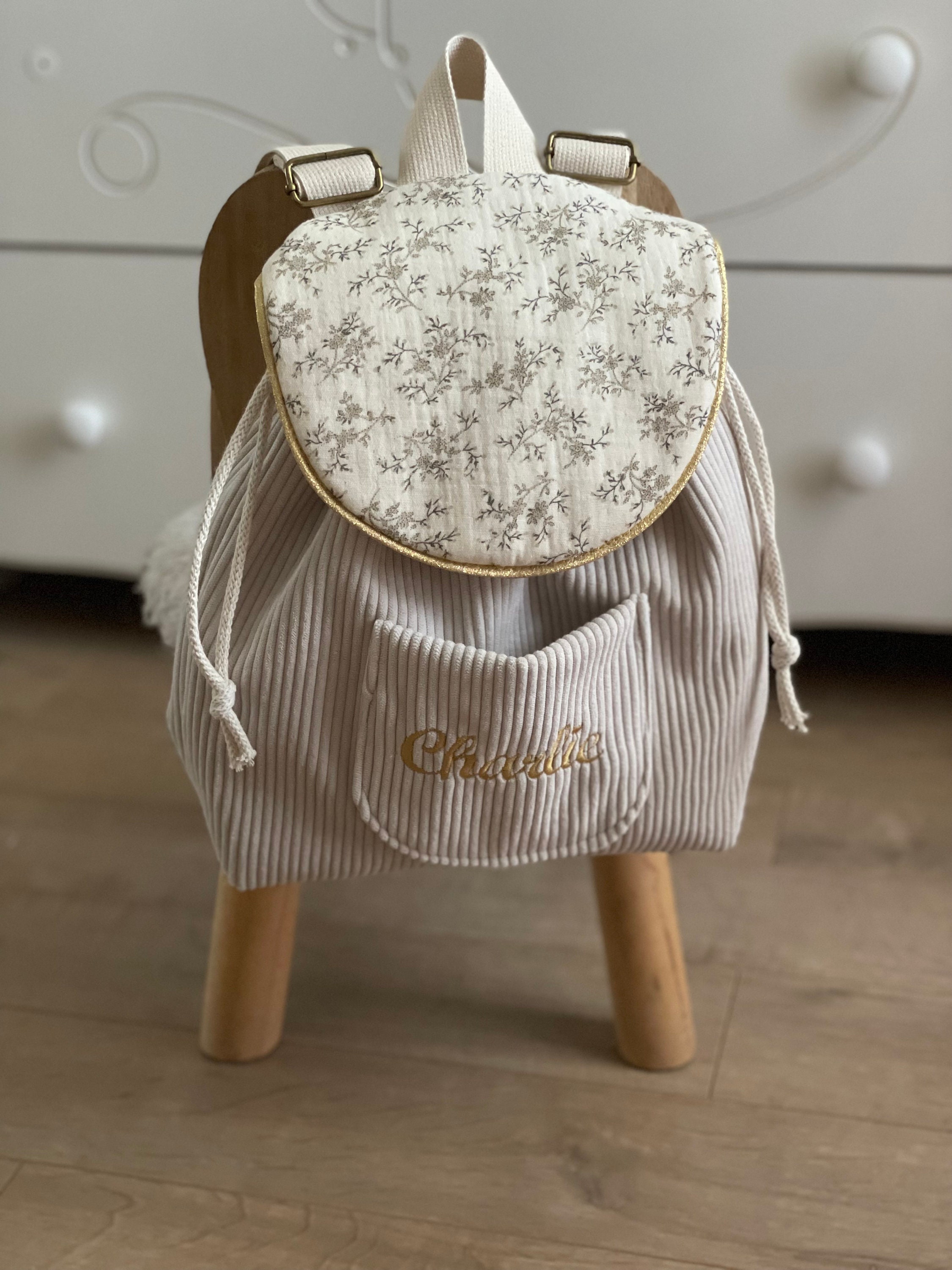 Sac à Dos Maternelle en Peluche pour Bébé Fille – Retice