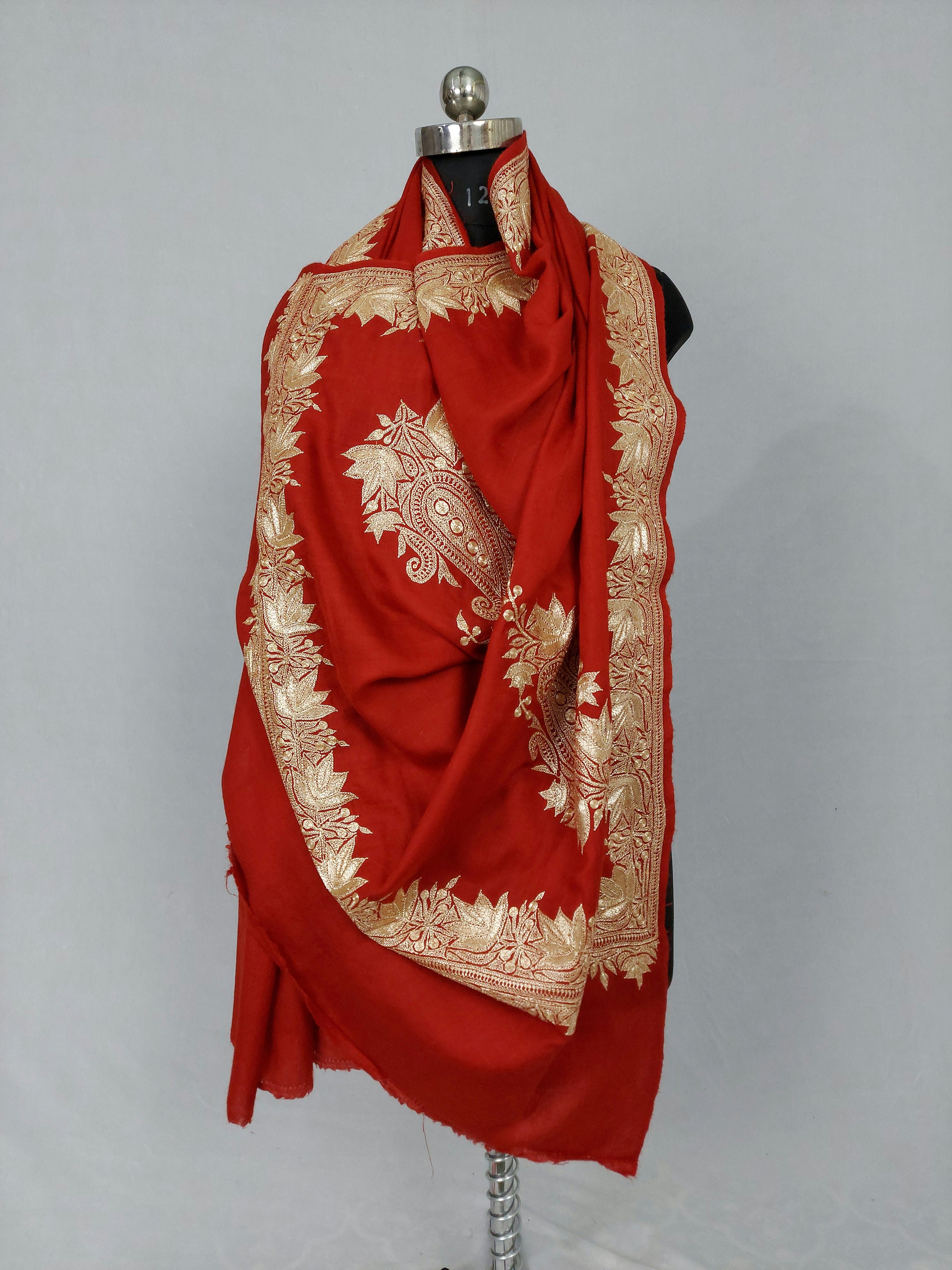 tilla work shawl