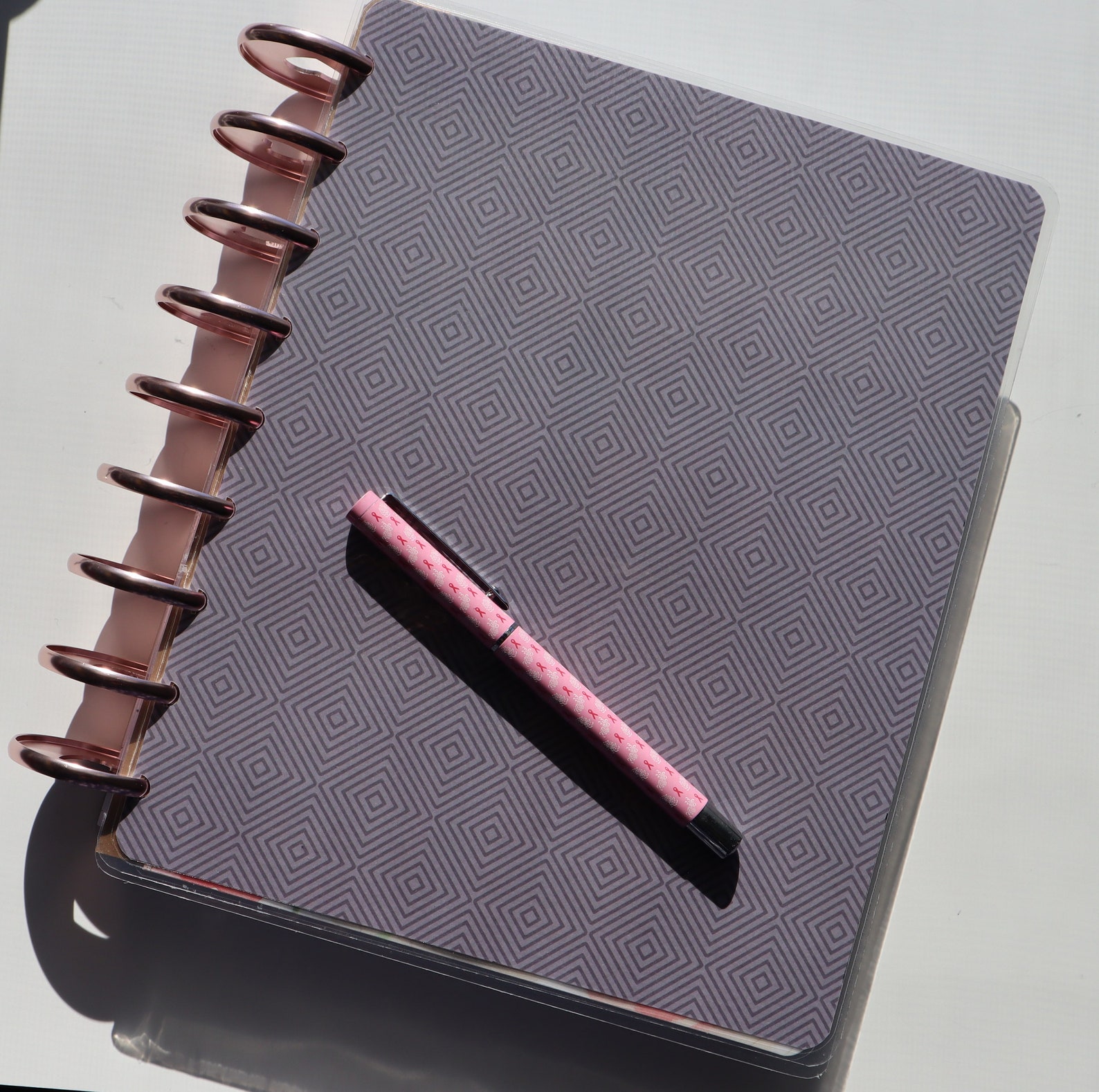 Classic foil disc bound styled planner covers with pocket and Etsy