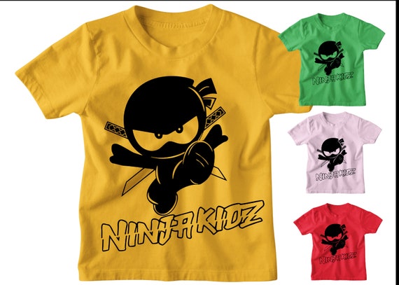 New Ninja Kidz Tv Kids 2021 T-shirt Gaming Team Top Tee Cwc Inspired Funny  T-shirt 