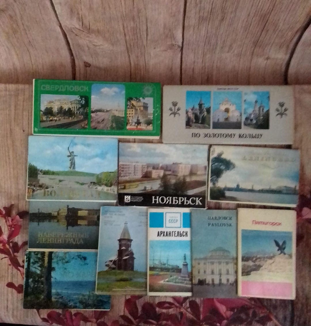 Sets of Soviet Postcards /cities/memorable Places of the USSR - Etsy