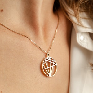 Collana in argento con tema natale, collana con ciondolo a tema natale, gioielli placcati in oro con zodiaco astrale personalizzato, regali di astrologia
