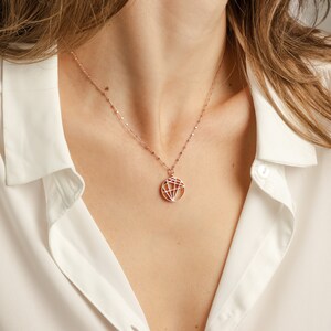 Collar personalizado con carta natal, colgante chapado en oro con carta natal, regalo de carta astrológica, joyería astral del zodíaco, lectura de la carta natal