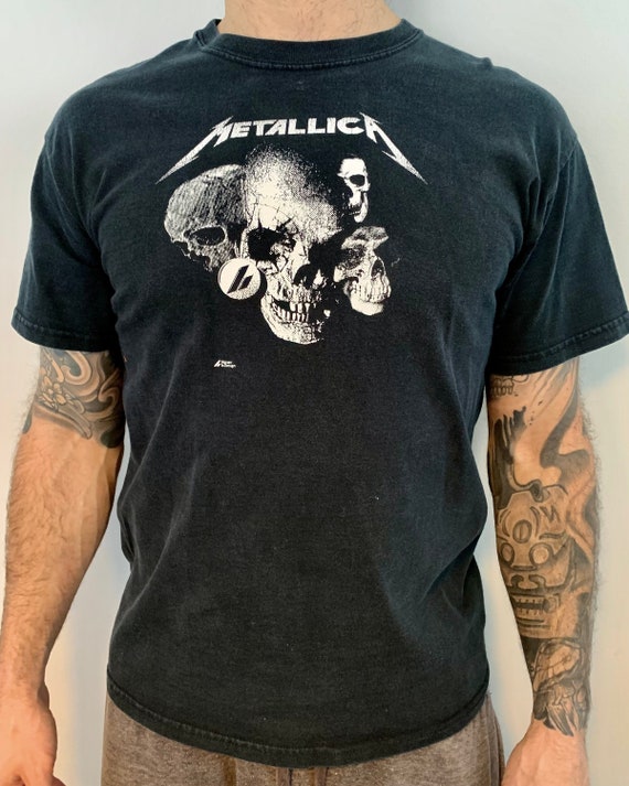 T-shirt Metallica vintage old school unique black