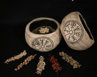 Viking - Incense Bowl - Vegvisir
