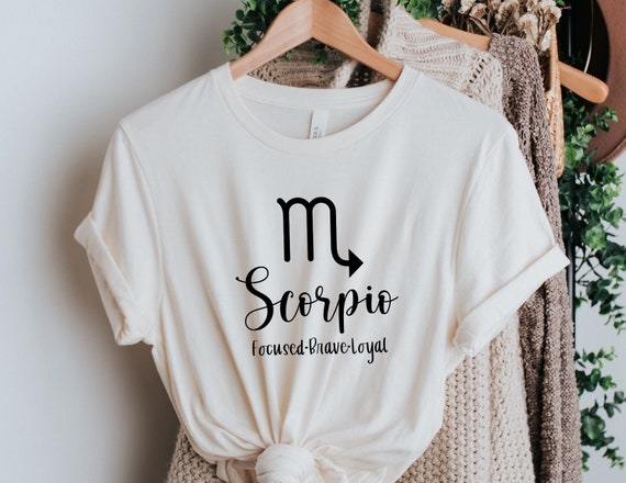 Scorpio Shirt Scorpio Zodiac Scorpio Gift Zodiac Gifts | Etsy