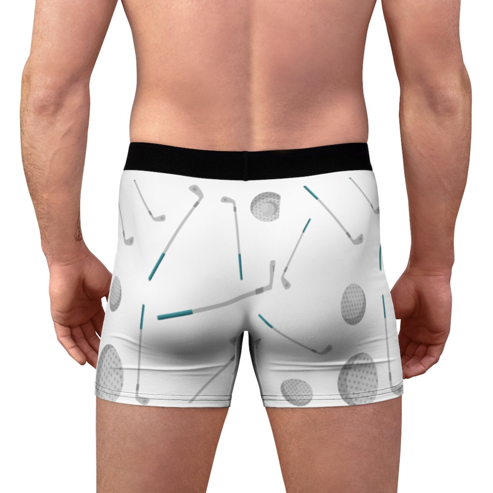 Novelty Golfer fitted comfy boxer briefs for men Golf lover Etsy