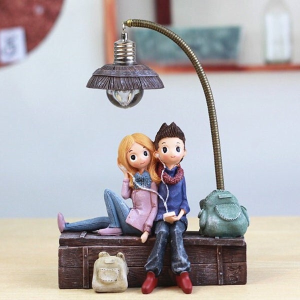 Best Valentine Gift Gift For Girlfriend Gift For Couple Figurines in Love Anniversary Gift Remember Beautiful Moment Couple gift