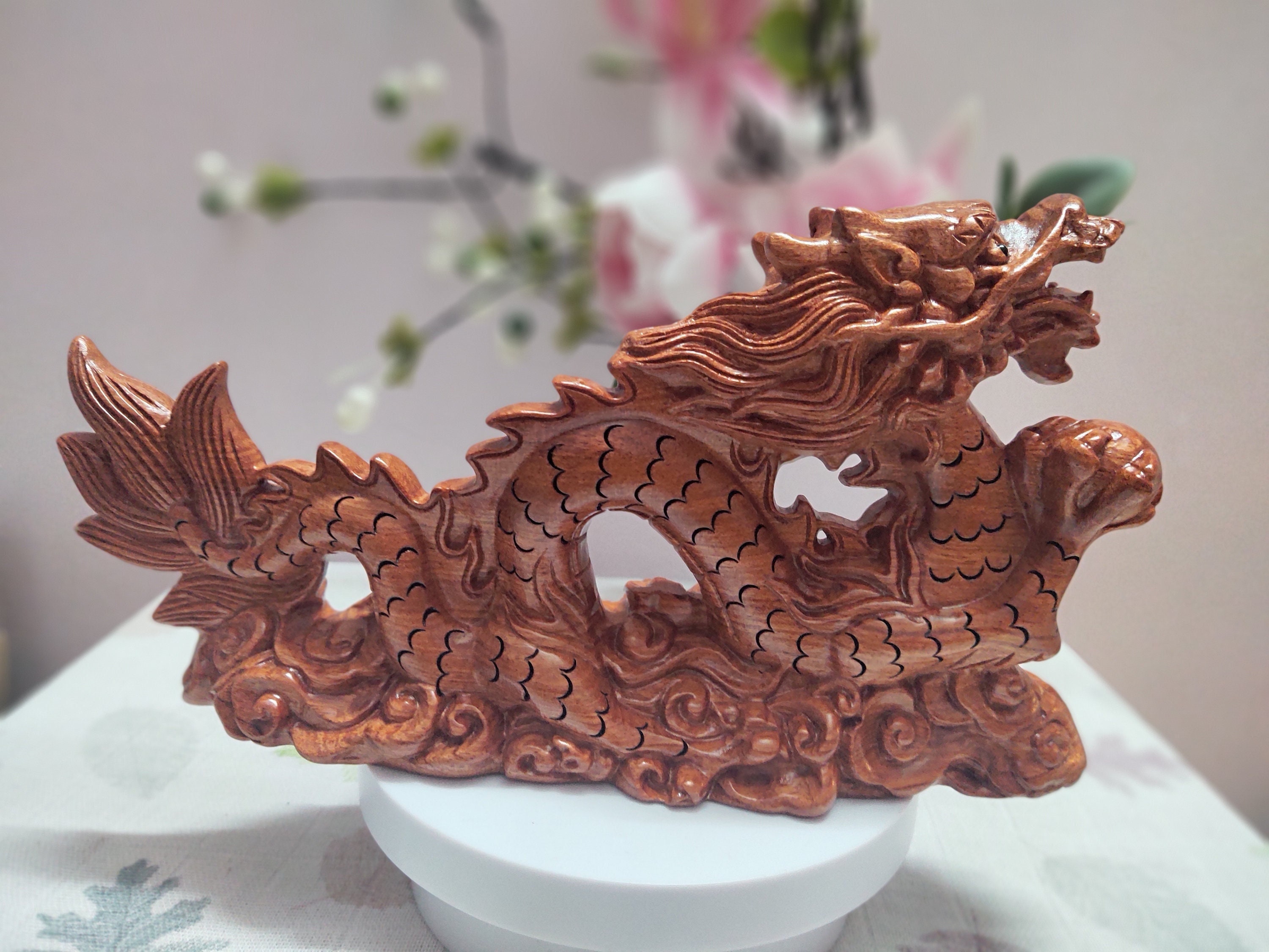  FUNSXBUG X-Large 15.5 INCH Chinese Feng Shui Dragon Statue  Sculpture Figurines Feng Shui Decor Home Office Desktop Decoration Good  Lucky Gifts : Home & Kitchen