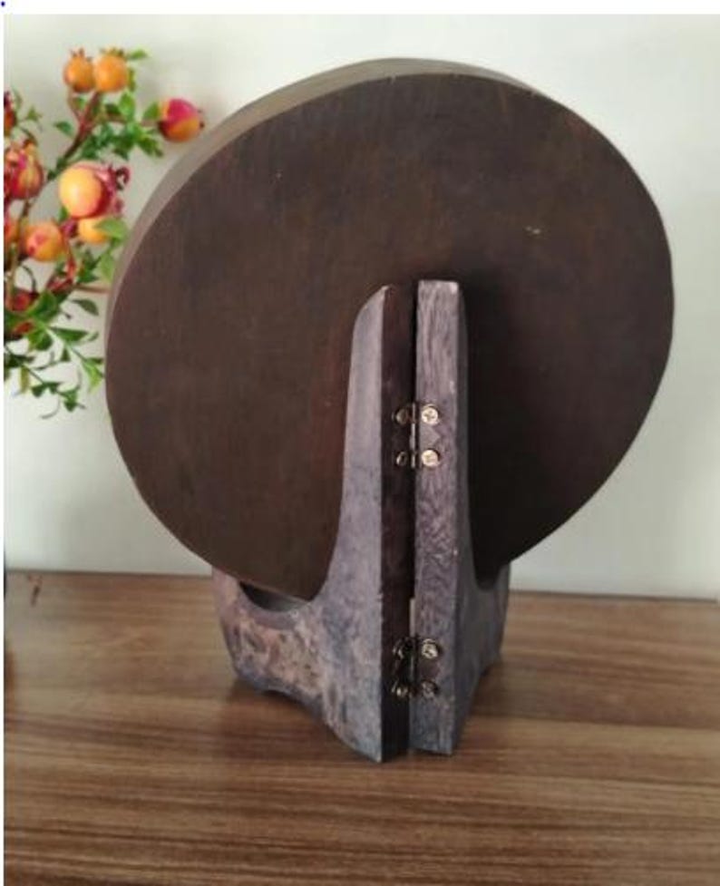 Wooden Yin Yang Wall Art – Feng Shui Decor On table (+base)