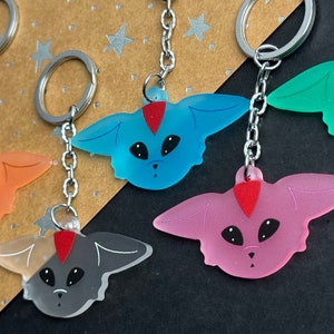 FFXIV Carbuncle Frosted Acrylic Keychain