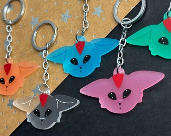 FFXIV Carbuncle Frosted Acrylic Keychain