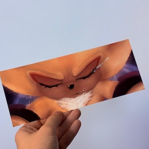 Super Shadow the Hedgehog Large Bookmark-Style Print