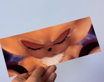 Super Shadow the Hedgehog Large Bookmark-Style Print