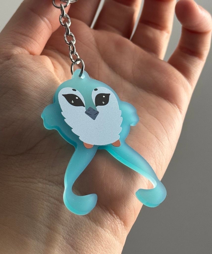 FFXIV Starbird Frosted Acrylic Keychain - Etsy