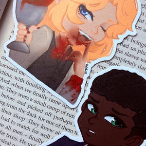 IWTV Lestat De Lioncourt and Louis De Point Du Lac Vinyl Stickers