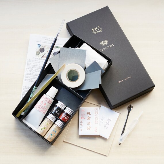 Traditional Kintsugi Kit For Beginners Tsugukit Food Etsy Traditional Kintsugi Kit For Beginners Tsugukit Food Etsy