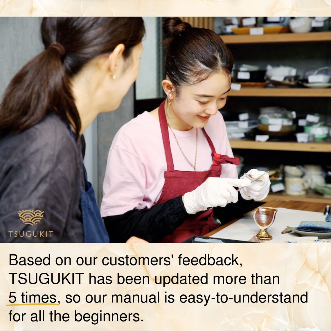 Food Safe Kintsugi Repair Kit Traditional TSUGUKIT 0.3 G of Etsy