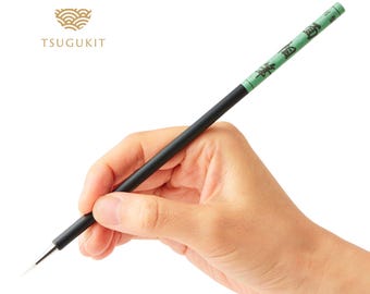 Fine-point Kintsugi Brush - Kintsugi Repair, Maki-e, Lacquer Work, Urushi Painting, DIY, Precision Art Tool, Made in Japan TSUGUKIT