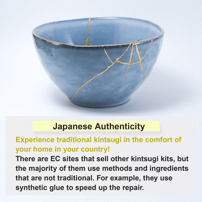 Food Safe Kintsugi Repair Kit Traditional TSUGUKIT 0.3 G of Etsy