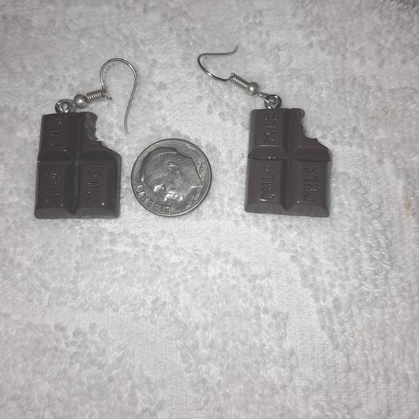 Chocolate Bar earrings