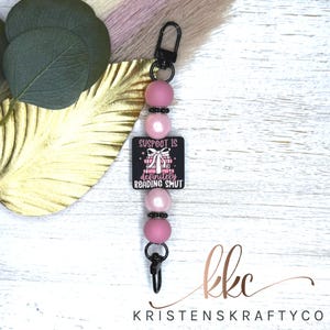E-Reader Beaded Strap| Reader Accessory| E-Reader Custom Silicone Strap| Suspect Is Definately Reading Smut E-Reader Strap