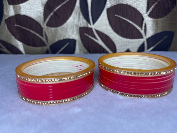 Red/Pink Bangles - image 3