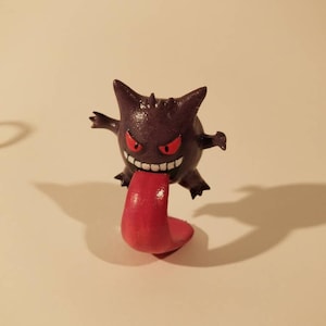 Tasty! Gengar Miniture. Modeled in house and hand painted!