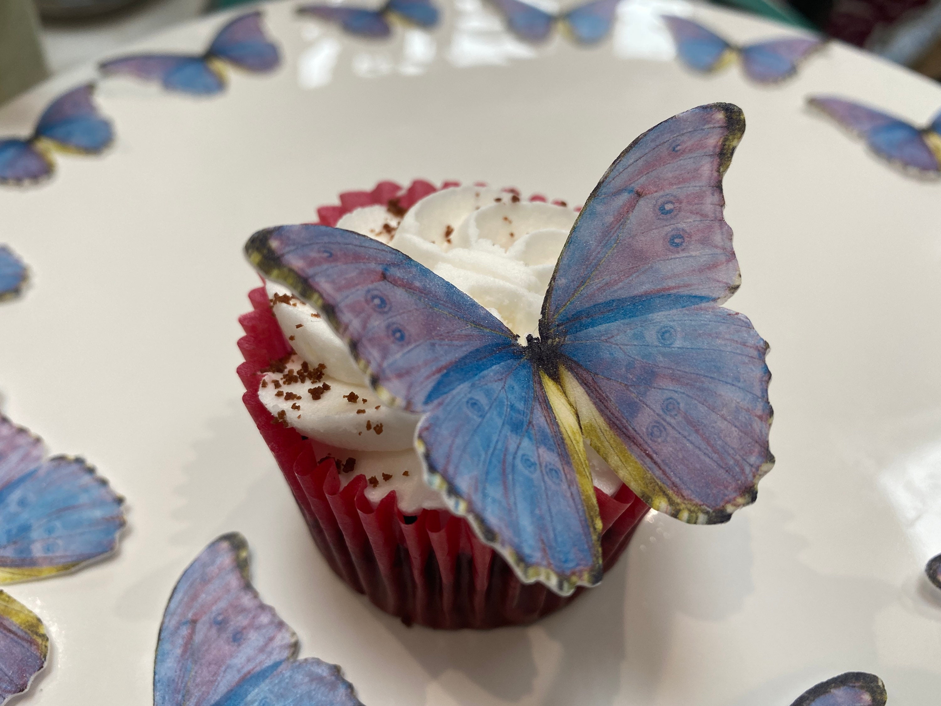 Precut Edible Wafer Butterflies in Purple 12/18/24 Etsy UK