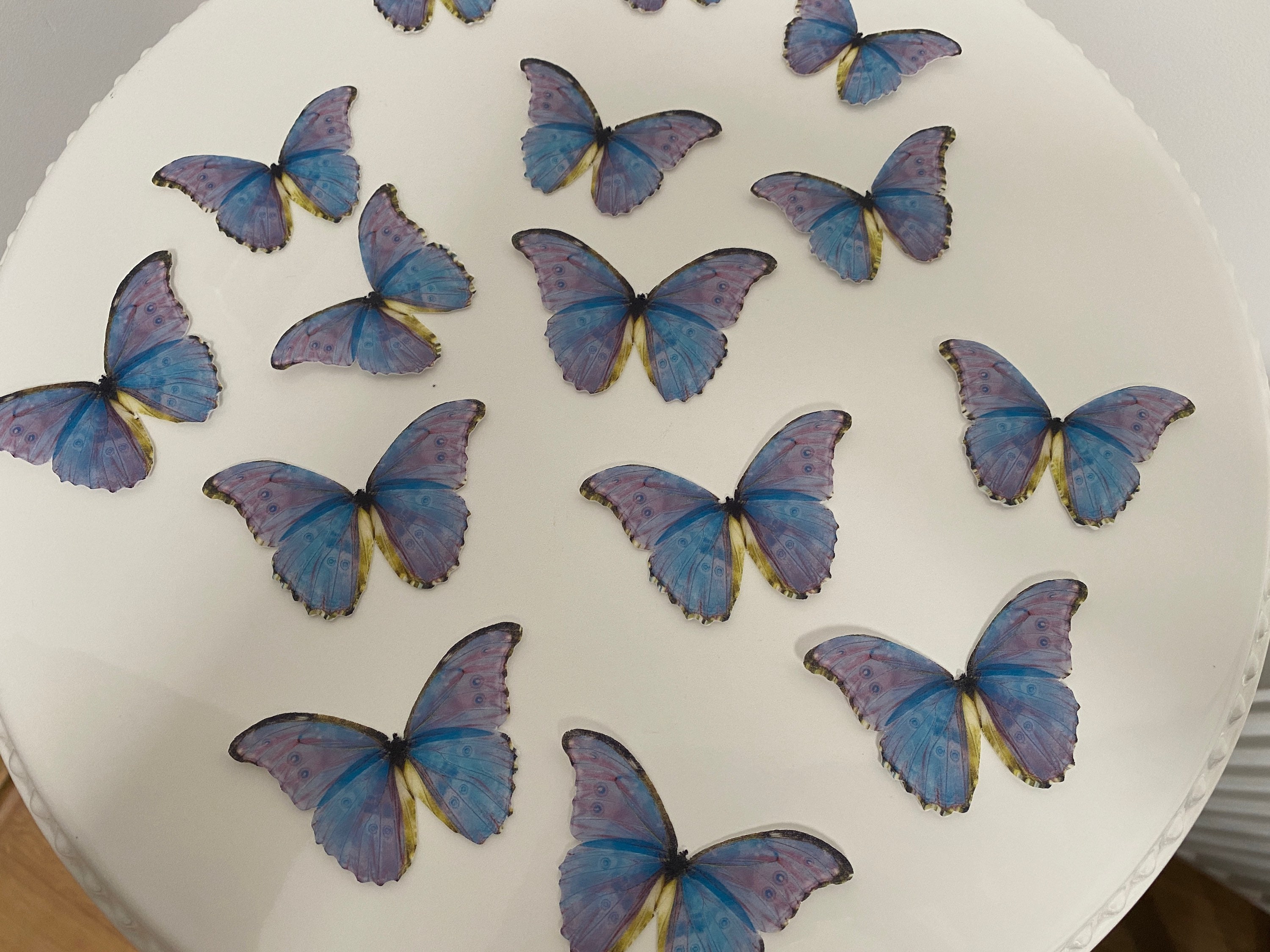 Precut Edible Wafer Butterflies in Purple 12/18/24 Etsy UK