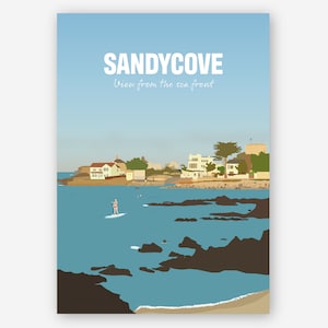 Poster Sandycove - Dublin Bay Ireland