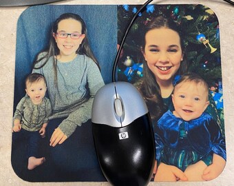 Custom Photo Mouse Pad, Personalized Office Decor