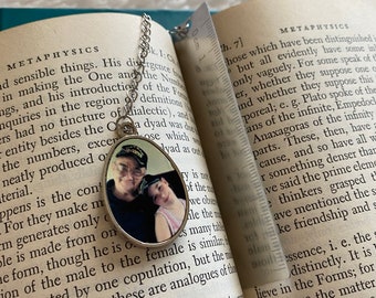 Personalized Bookmark, Photograph Page Saver, Memorial Keepsake, Picture Gifts, Unique Gift for Book Lovers, Teachers Gift, Ruler Book Tag