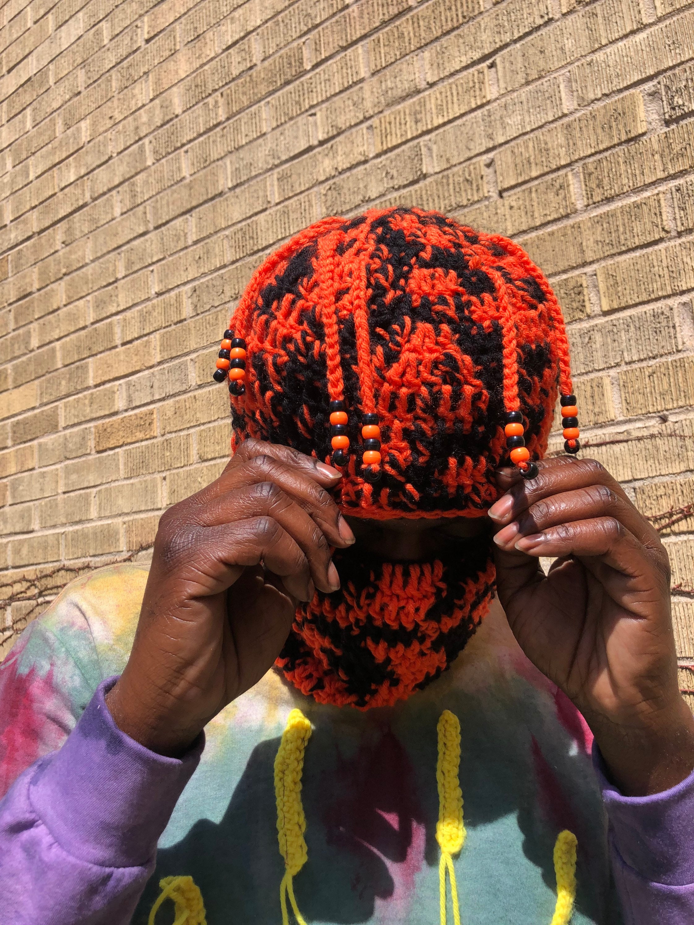 Ski Mask W/dreads 2 Etsy