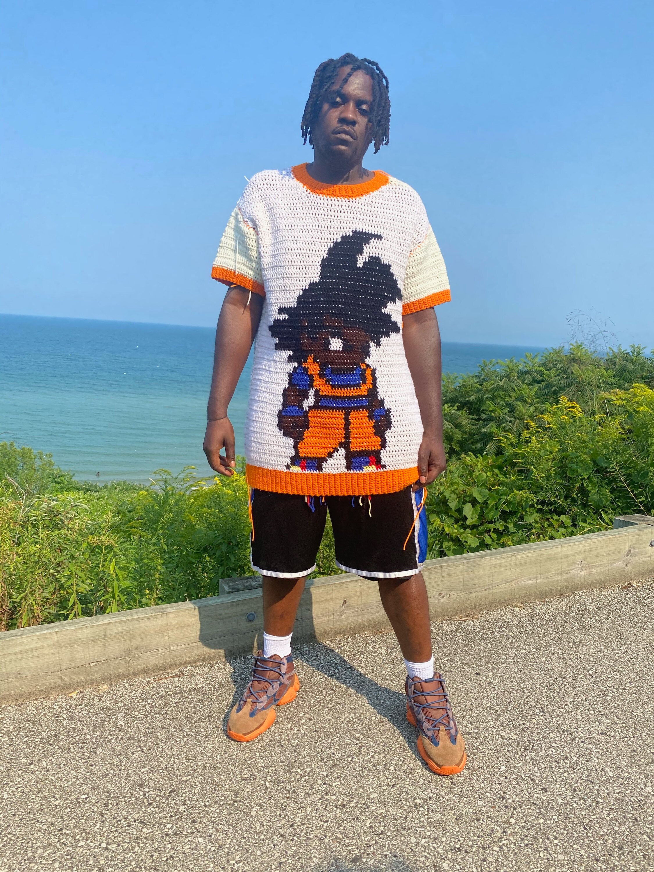 Custom Dragon Ball Z Crochet Sweater 