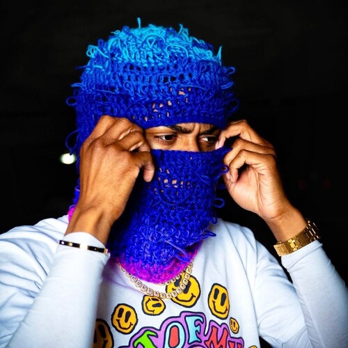 Handmade Distressed Knitted Balaclava Face Mask Knit Etsy Canada