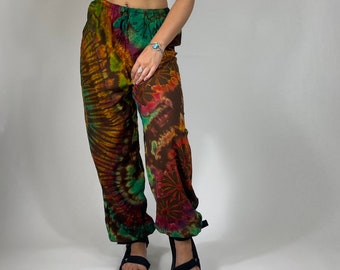 Catalina Pants, Harem Tie Dye Pants, Yoga Bottoms, Hippie Pants