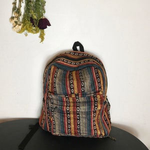 Patchwork Baja Backpack, Hippie Bag, Boho Backpack
