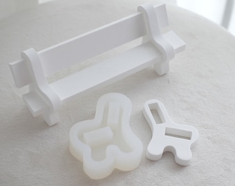 Silicone mold bench,raysin park bench mould, mold for blocks casting