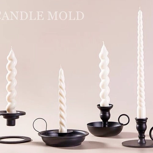 Handmade Taper Candle Mold for DIY Twist Candles Unique Double Etsy