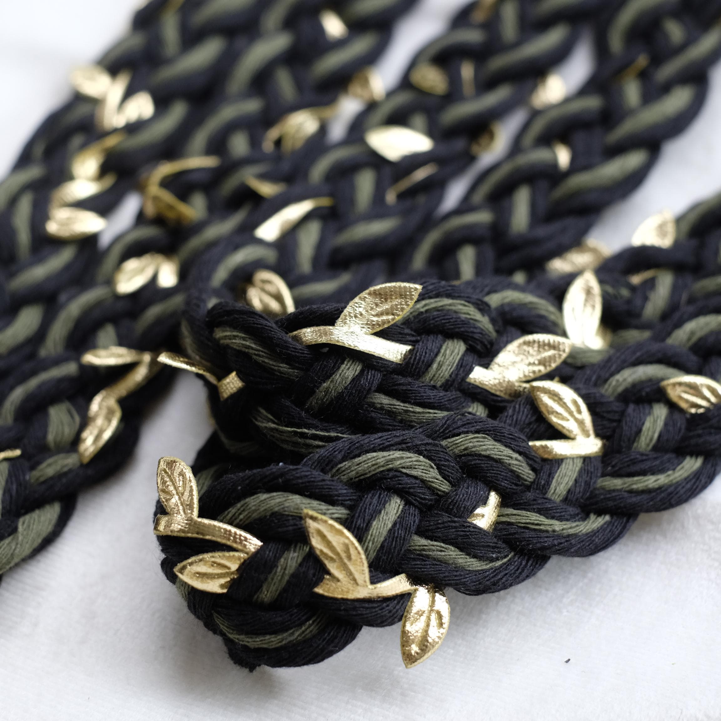 Black Gold Knot Belt - Etsy