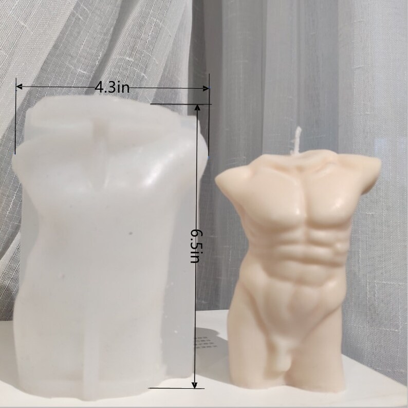 Large Size Handmade Torso Candles Molds Curvy Female Goddess Etsy