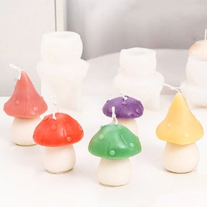 BOOYOU Mushroom Candle UV Crystal Epoxy Resin Mold Aromatherapy