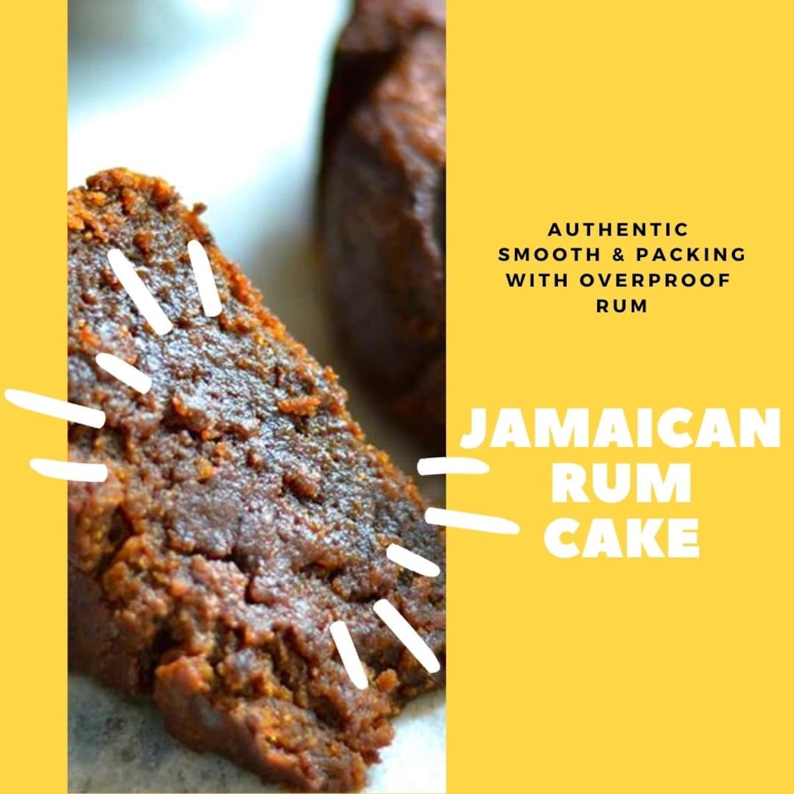 Jamaican Black Rum Cake Black Cake Rum Cake 8 Etsy