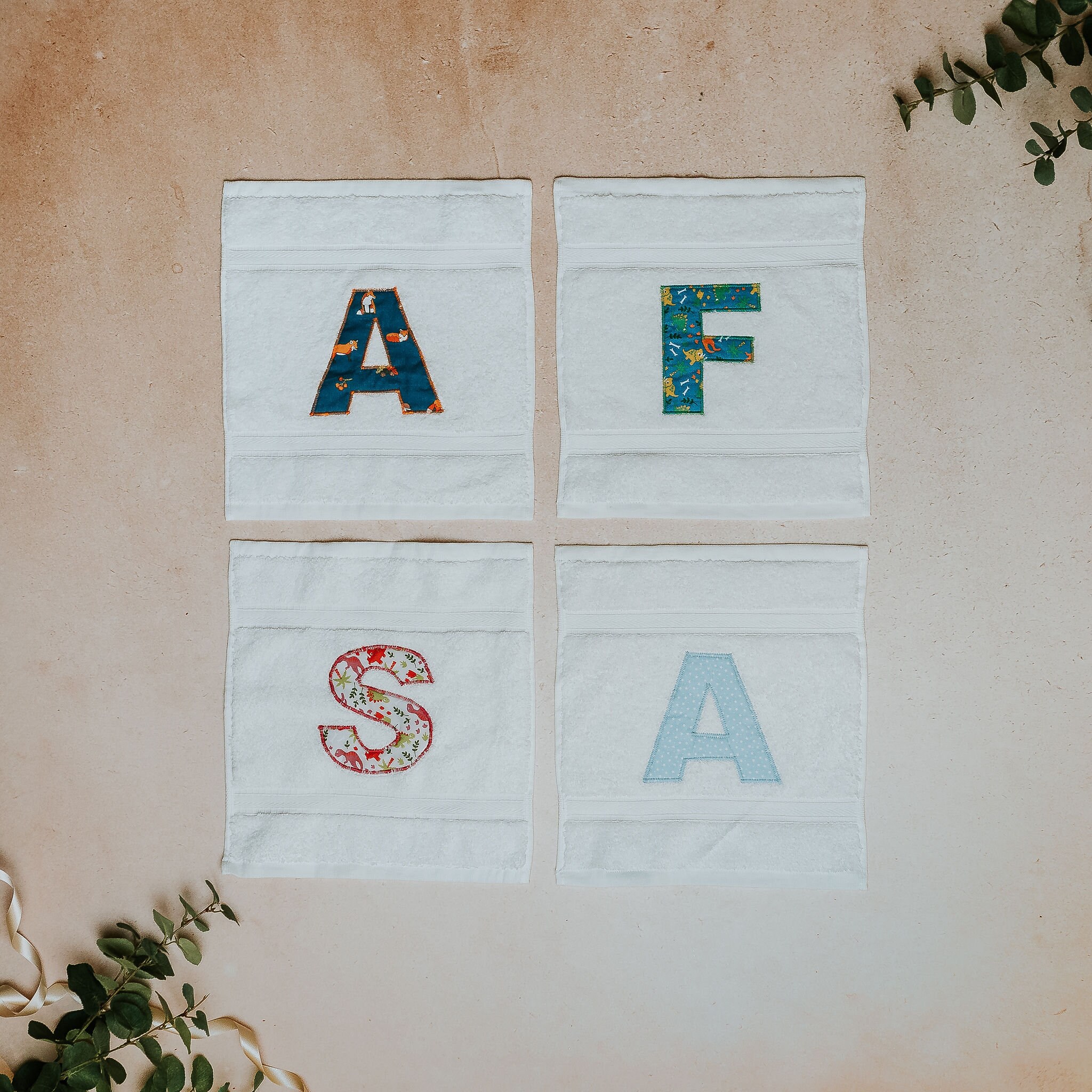 Personalised Children's Face Flannel. Luxury Personalised Etsy