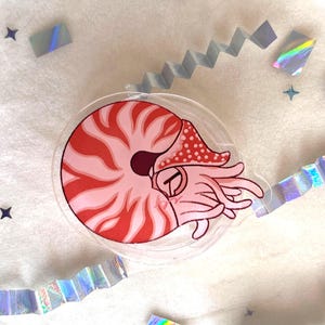 Nautilus Phone Attachment Holder Charm