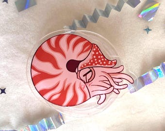 Nautilus Phone Attachment Holder Charm